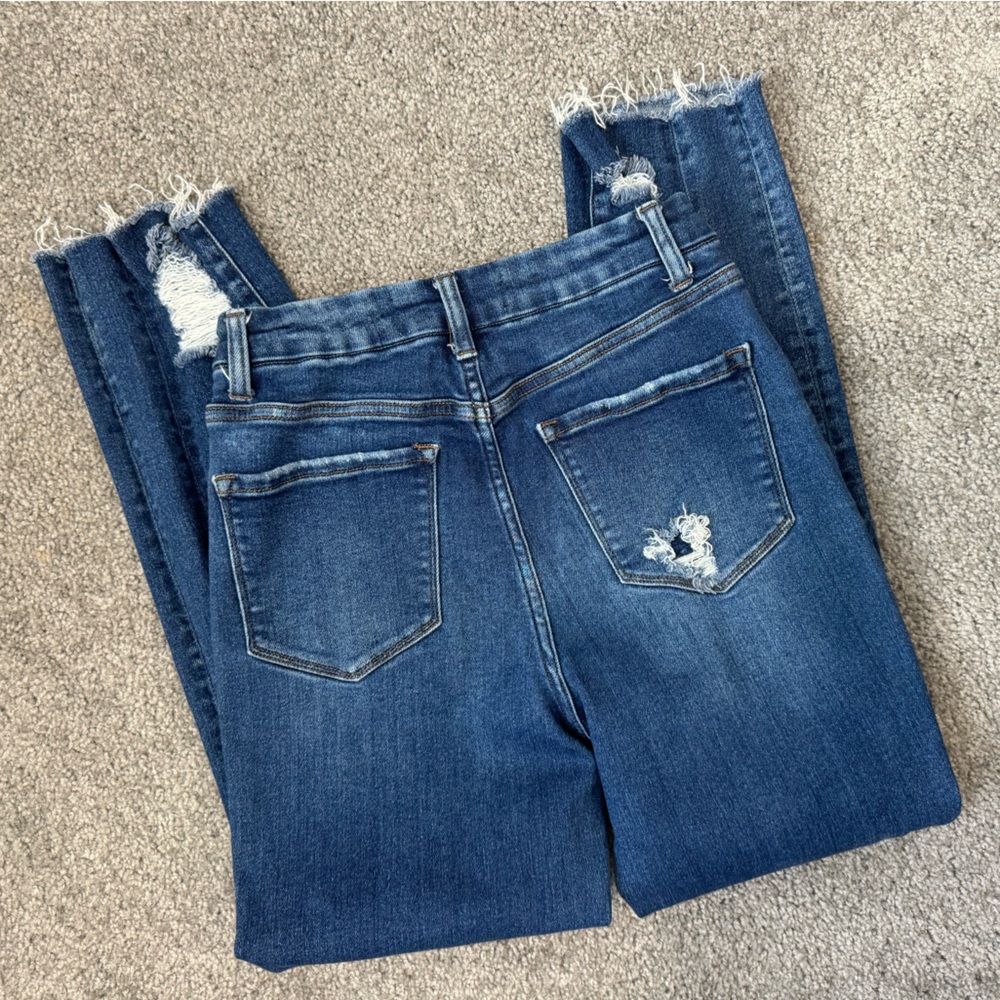Buckle / Bridge by Gly - ultra high-rise ankle jeans women’s size 25 - Picture 2 of 5